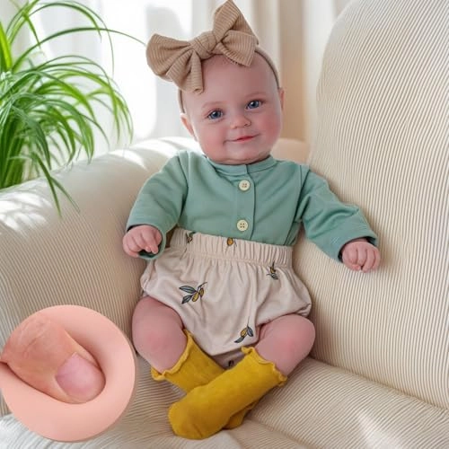 BABESIDE Reborn Baby Doll - 20 Inch Soft Fabric Vinyl Ages 3+