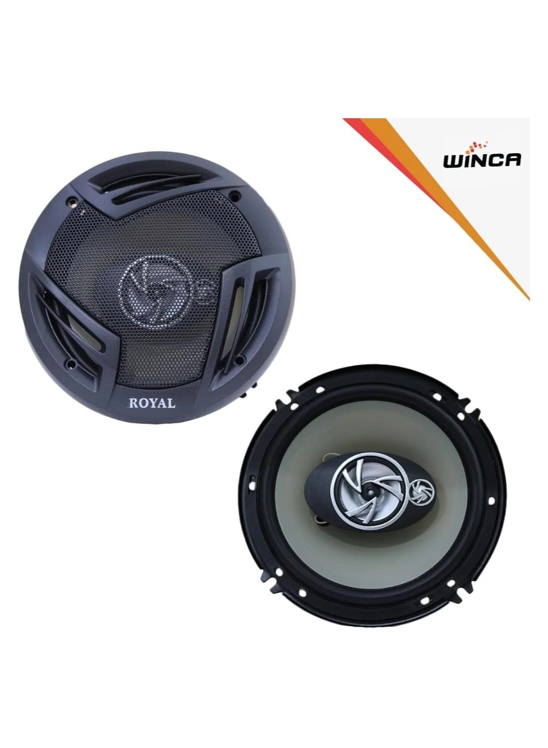 Royal Car Speakers - 6" 16CM 3-Way