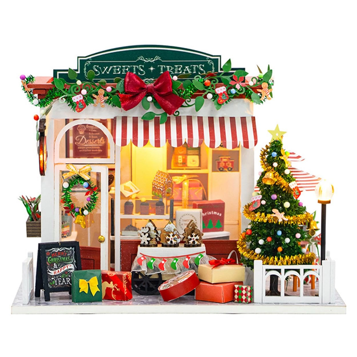 LANGWEI Miniature House Kit - Christmas
