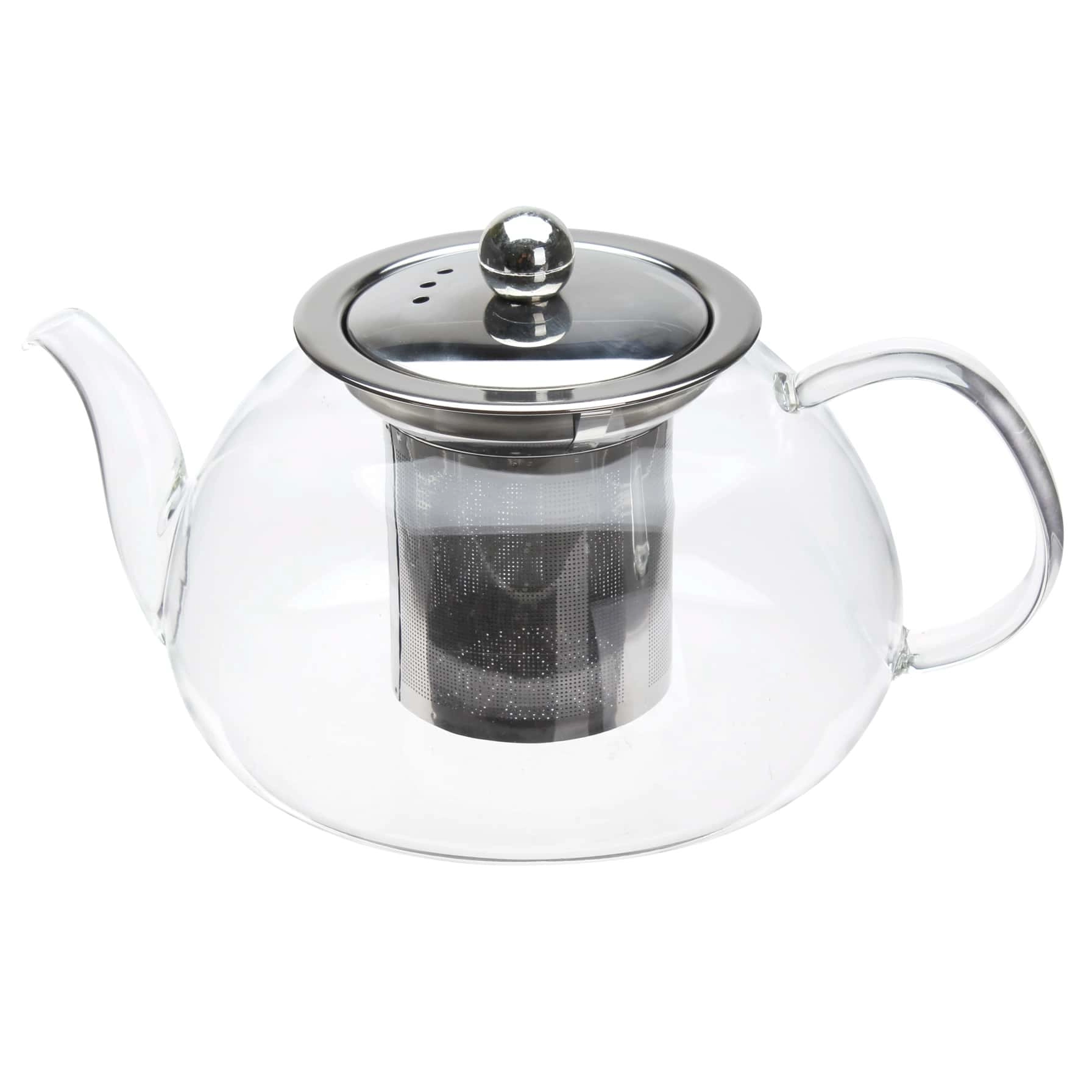 Sagem SG Glass Teapot - glass & stainless steel 800 milliliter