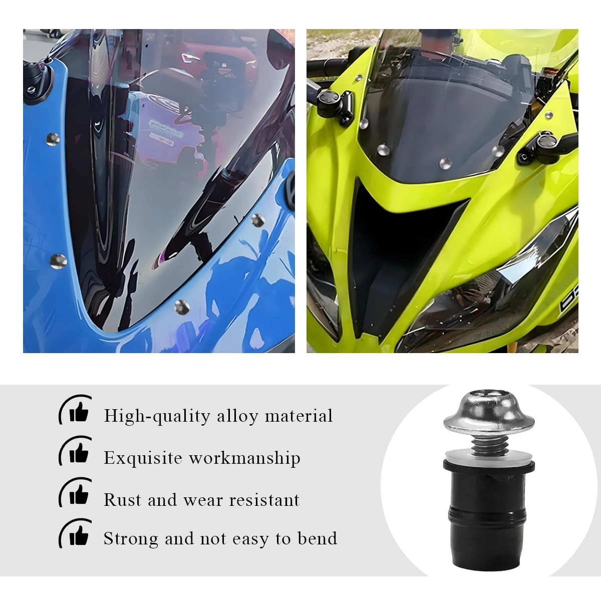 Motorcycle Windshield Bolts Screws Kit