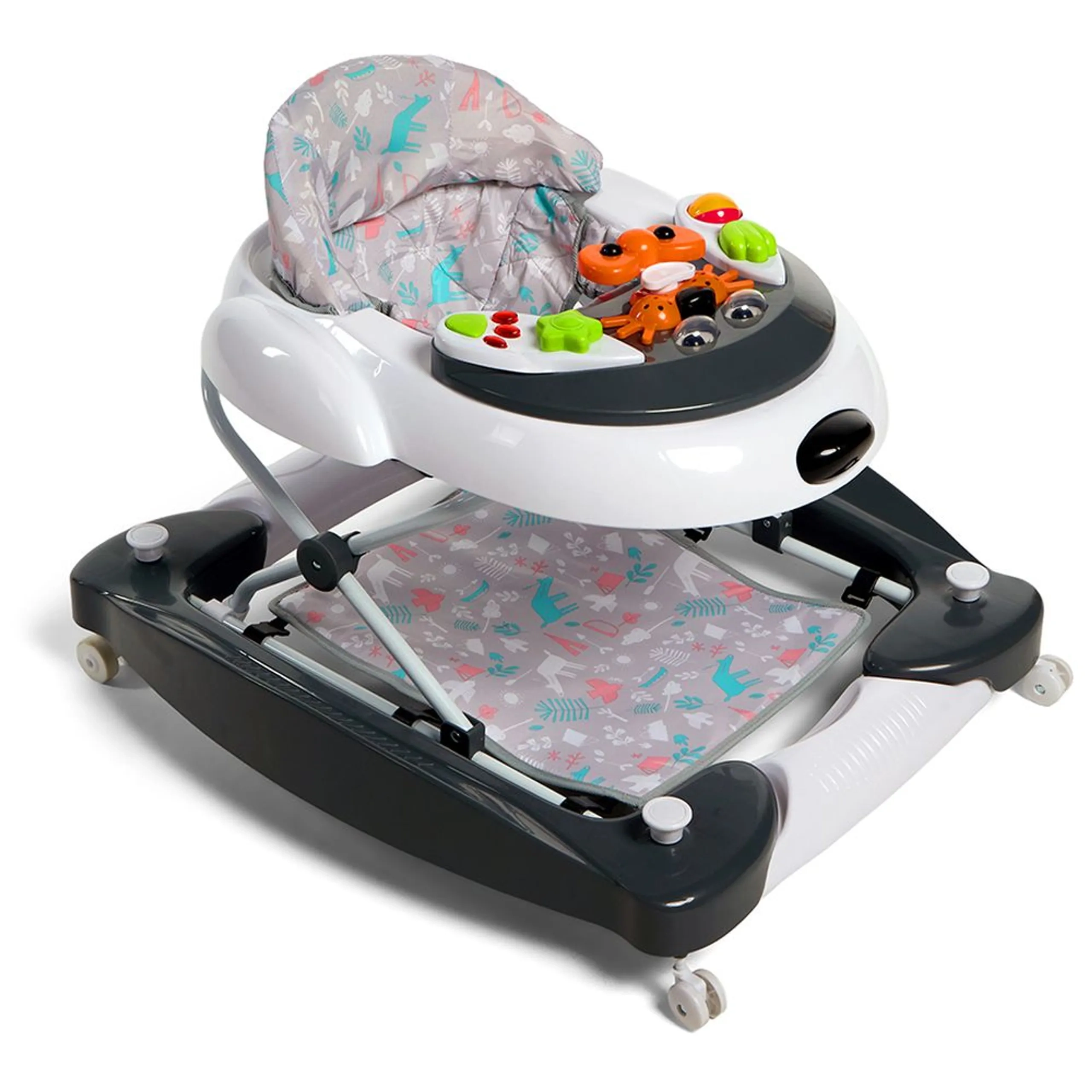 2-In-1 Baby Walker And Jumper - Gray 6 months