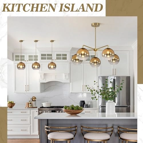 Modern Farmhouse Pendant Chandelier - Warm white/neutral white/cool white