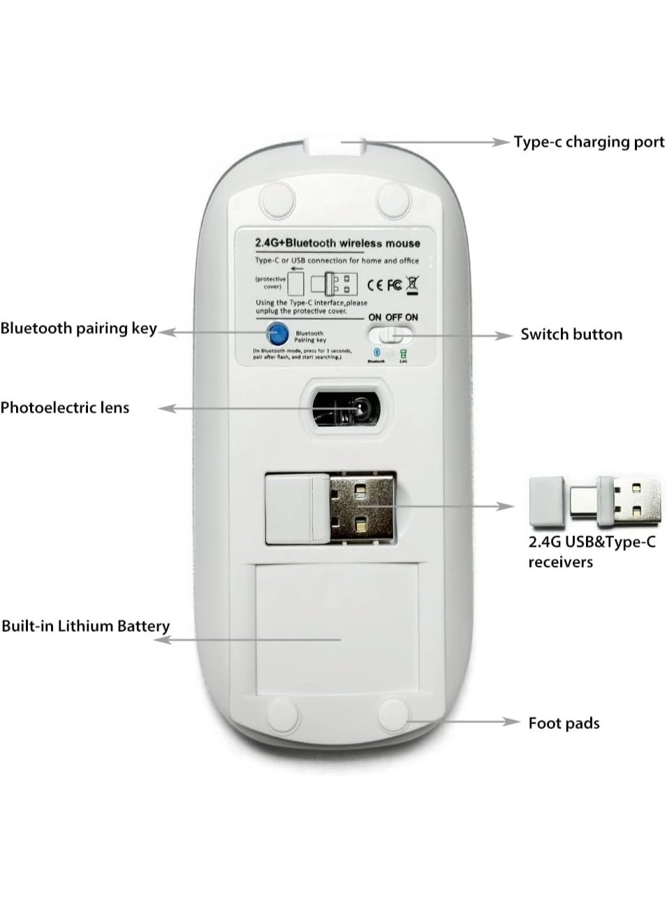 Rechargeable Mouse - Bluetooth