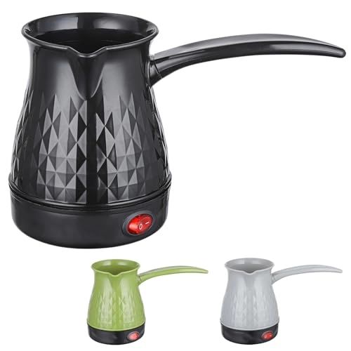 Fast Heating Electric Coffee Maker - Portable Removable Handle