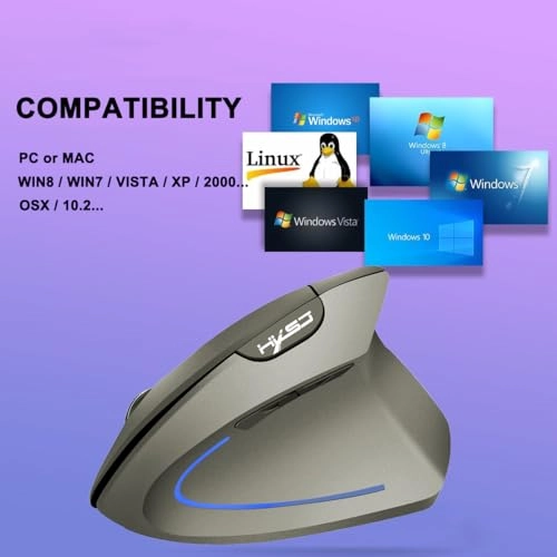 Ergonomic Wireless Mouse - USB