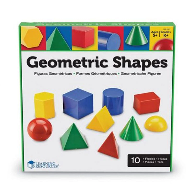 Learning Resources Large Plastic Geometric Shapes - Suitable for 6 years & above