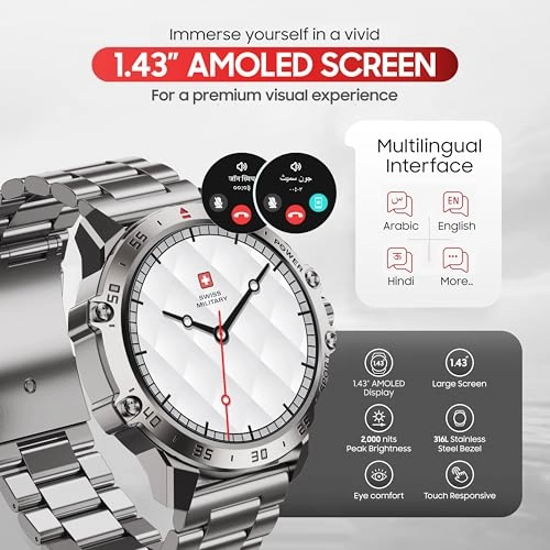 DOM5 - 1.43" Silver Frame