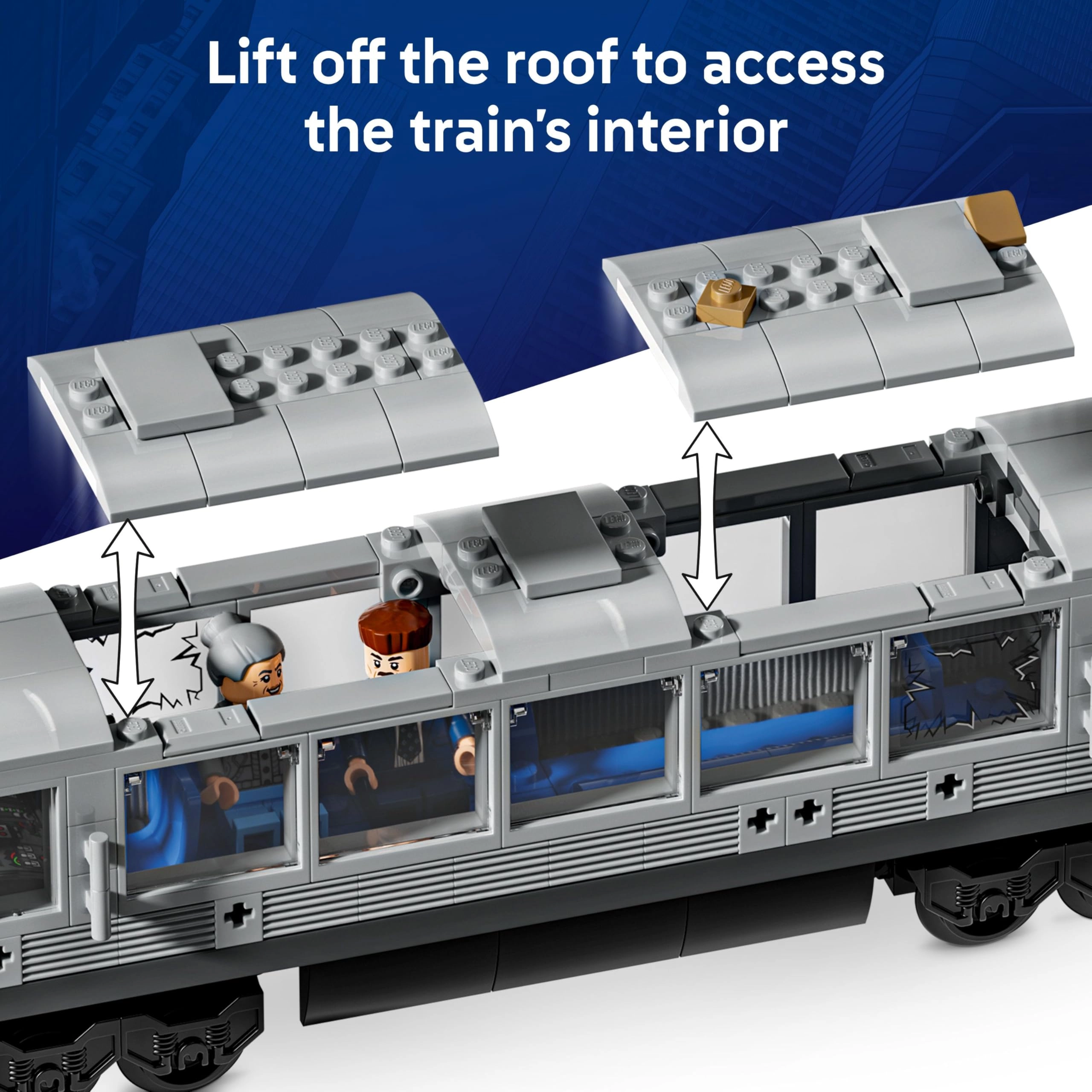 Marvel Spider-Man Vs. Doc Ock Subway Train Scene (76321)