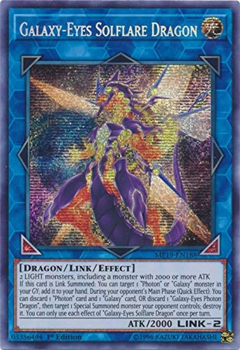 Yu-Gi-Oh! Galaxy-Eyes Solflare Dragon MP19-EN188 1st Edition - EN