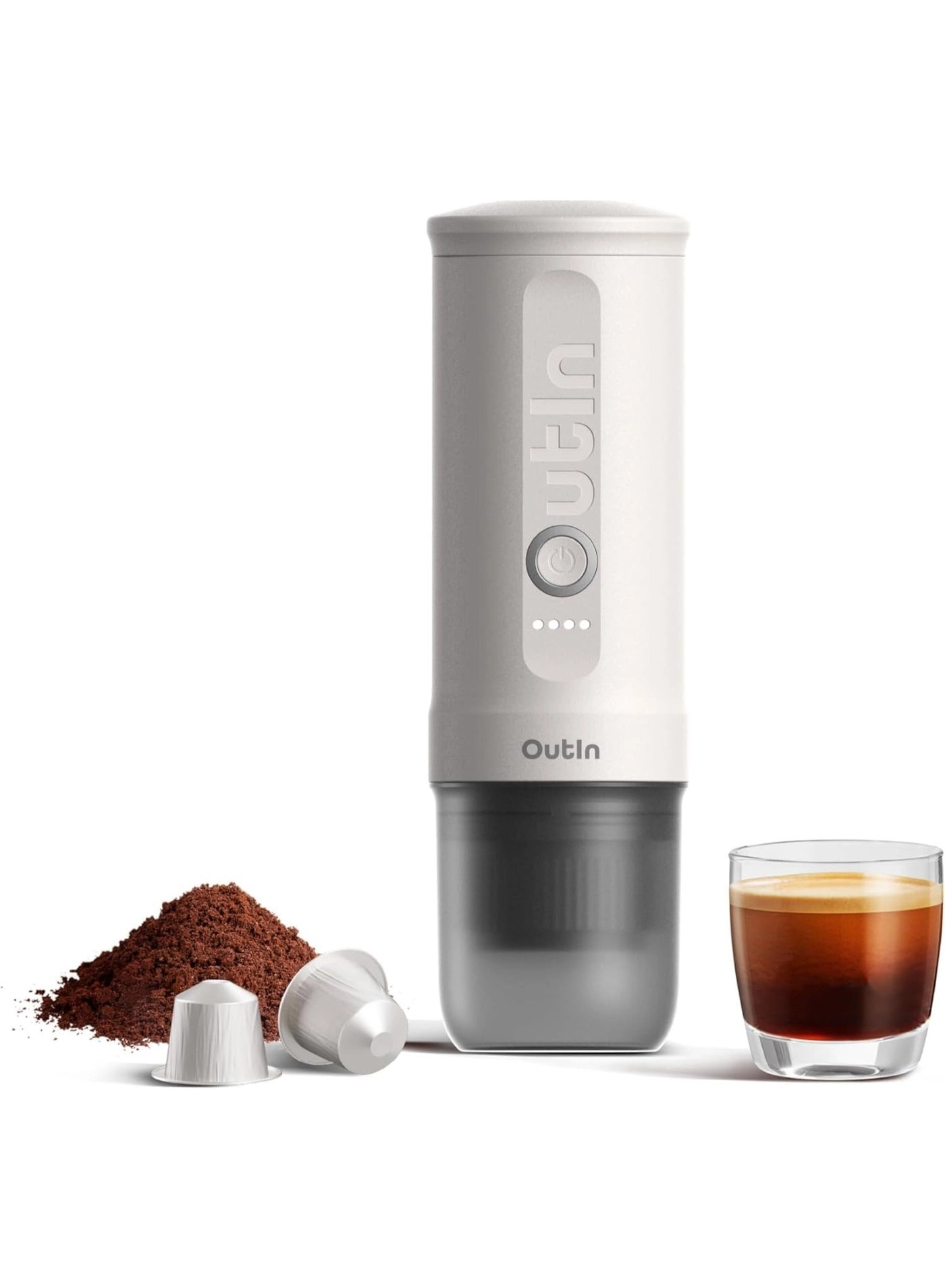 Nano - 4 Cups Ground Coffee and Coffee Capsules + Protective Case