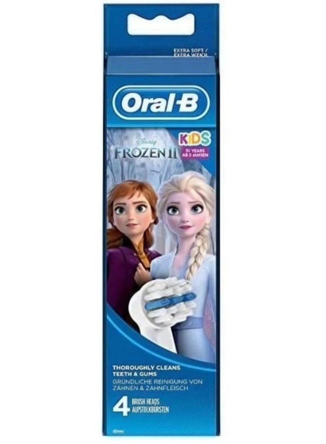 Pro Kids - Pack of 4 Extra Soft Bristles For Ages 3+