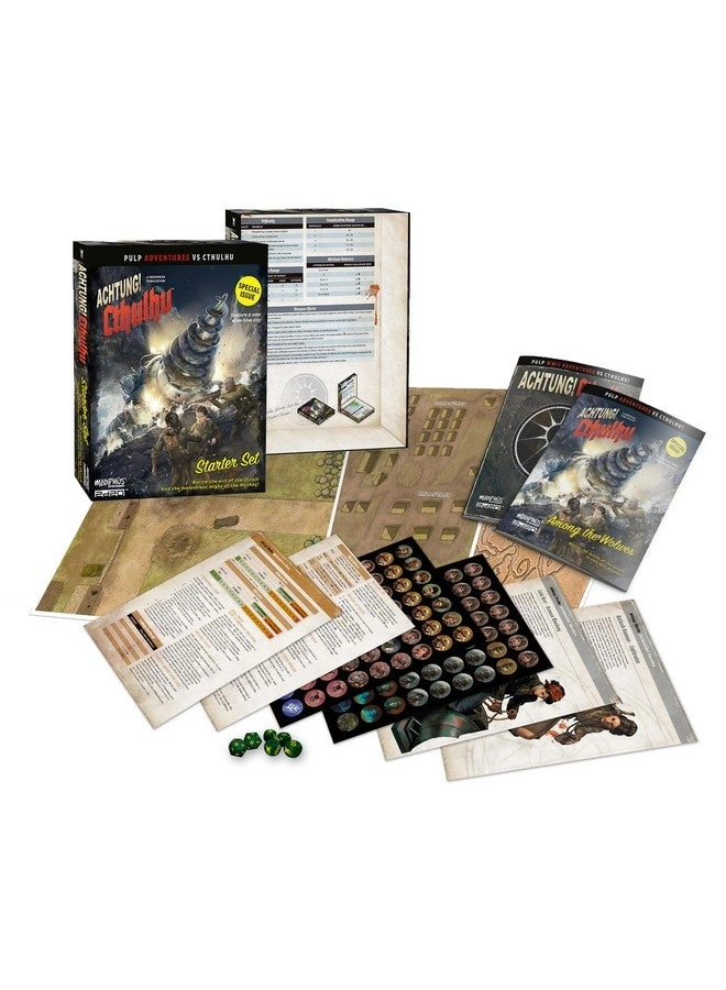 Modiphius Achtung! Cthulhu: Starter Set - RPG Boxed Set 2d20 System