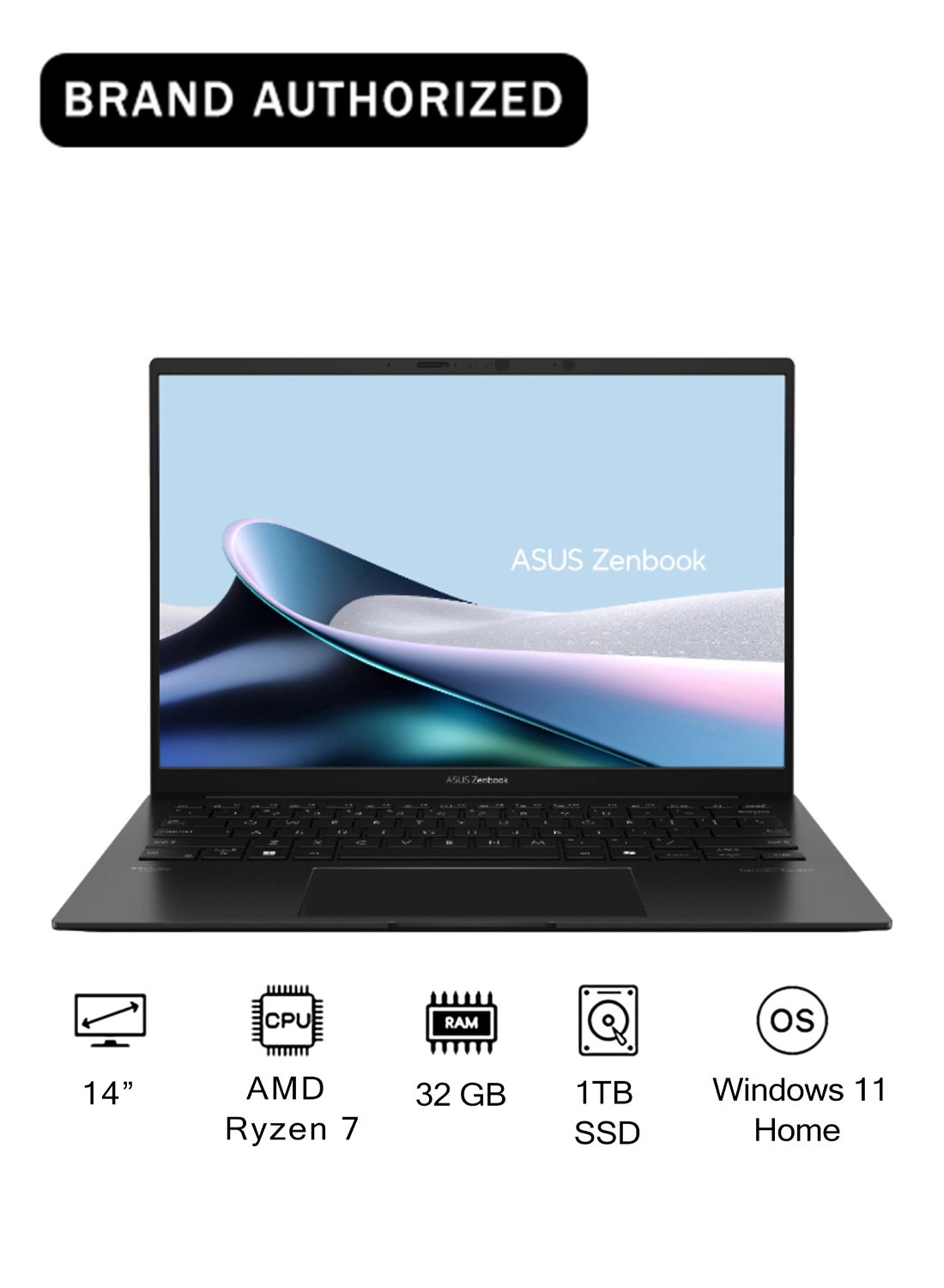 ASUS Zenbook 14 - 14'' 1 TB 32 GB AMD AI Ryzen 7-350