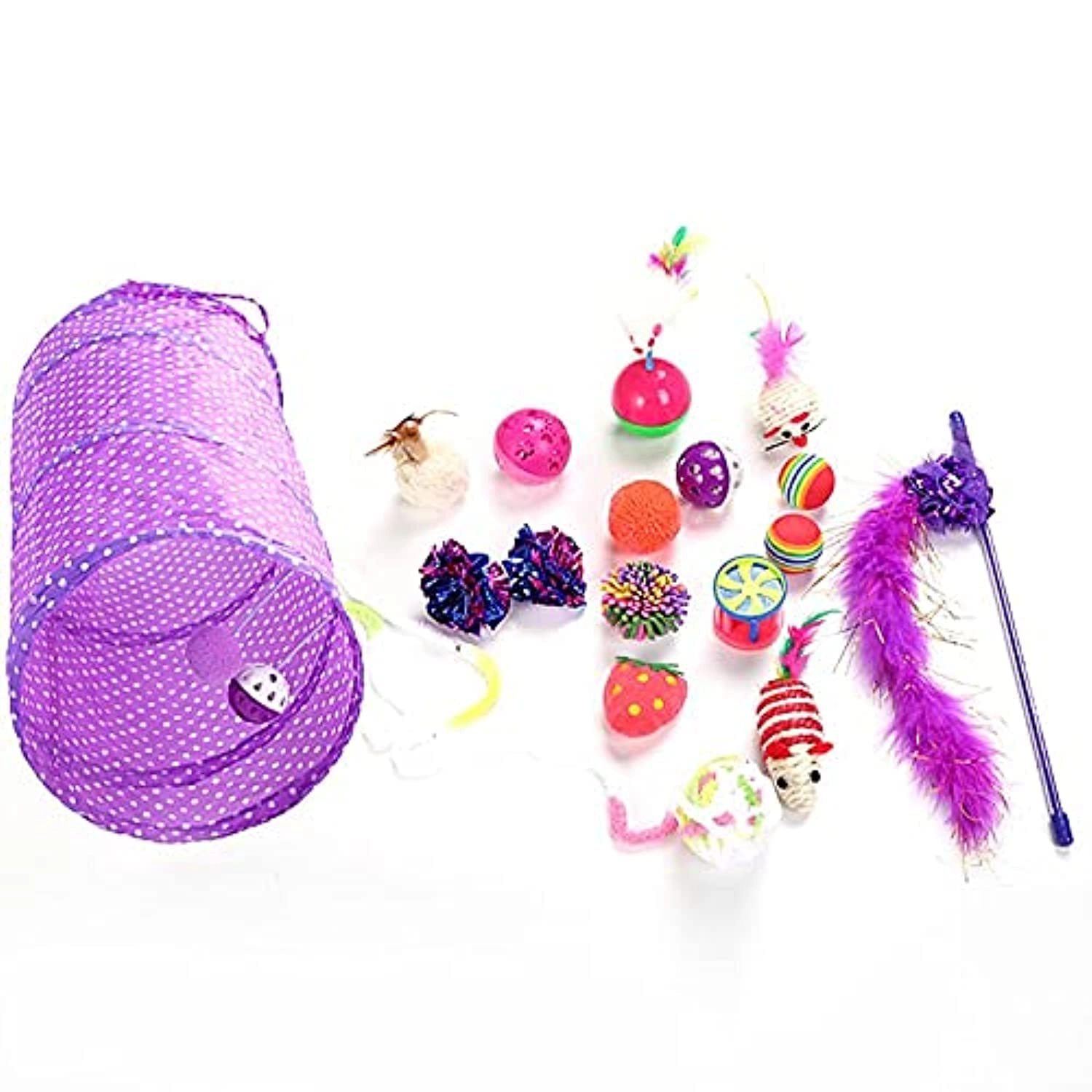 3 Cat Toys - 17 Pieces