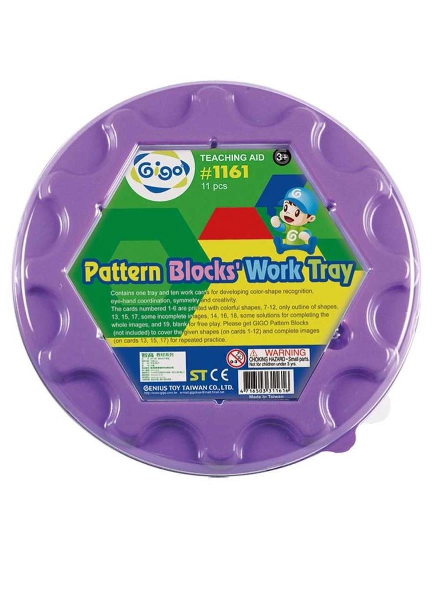 Circular Pattern Work Activity Tray - 3+ Years 11 pieces
