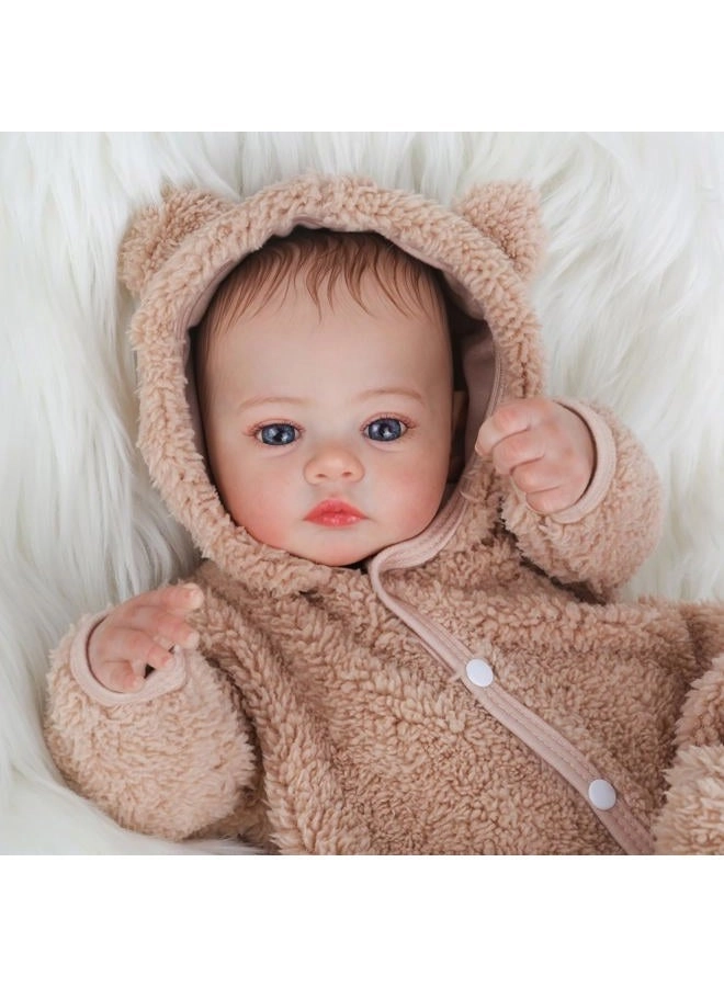 Reborn Baby Doll - 18-Inch Vinyl African American Ages 3+