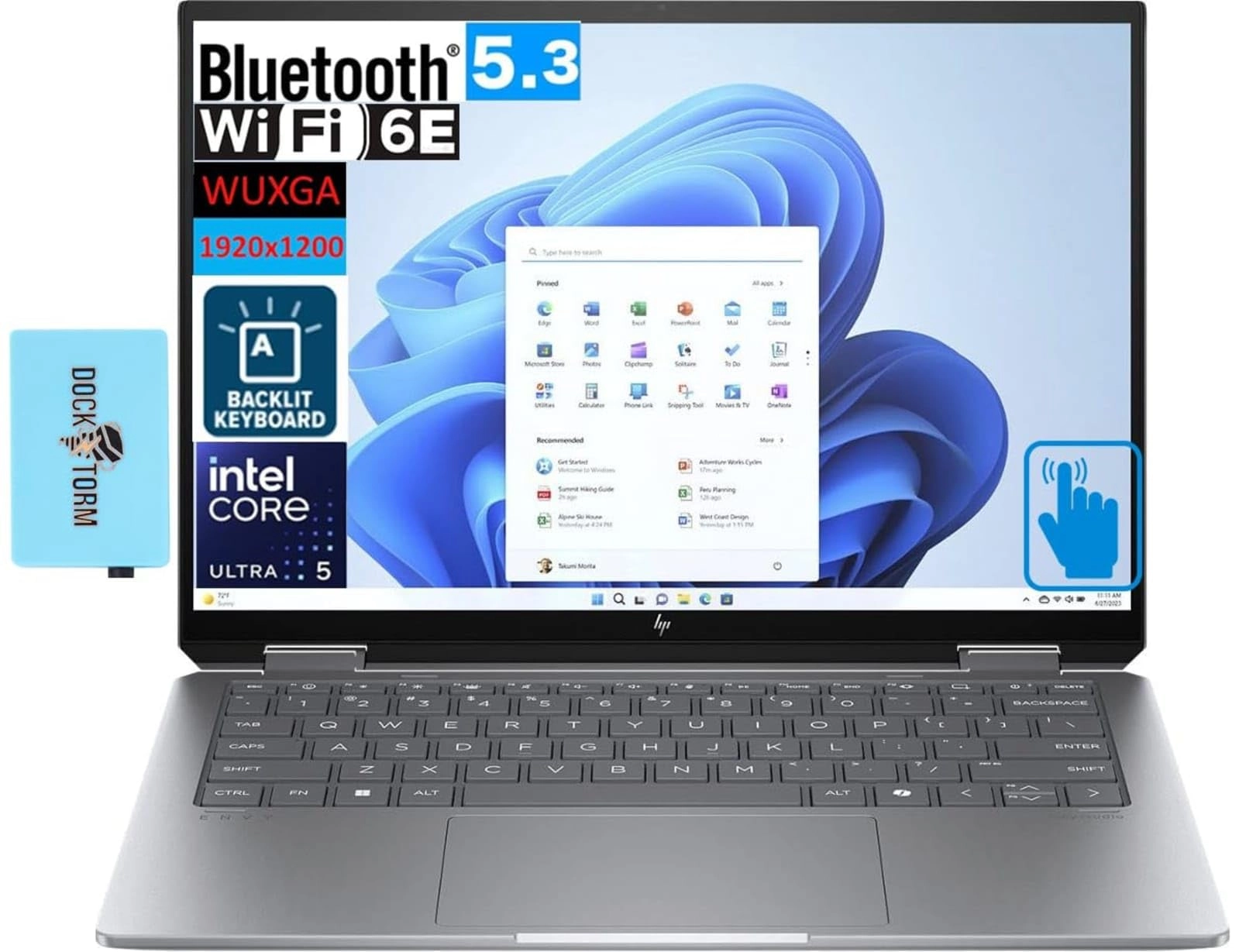 HP Envy x360 14-fc0000 2-in-1 - 14'' Core Ultra 7-155U 16GB DDR4 1TB SSD