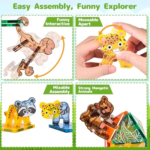 Magnetic Tiles - 3 4 5 6 years old