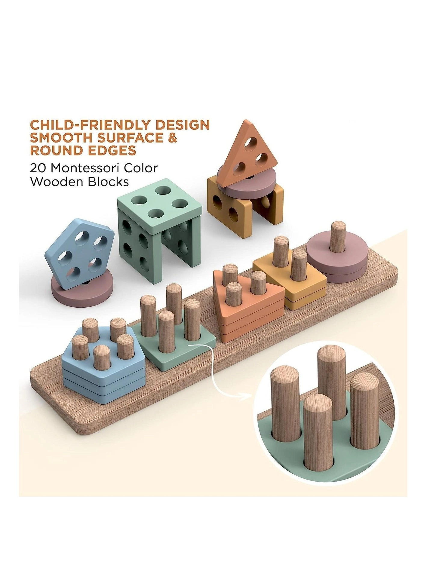 Montessori Toys - 1+ Years 20 pieces