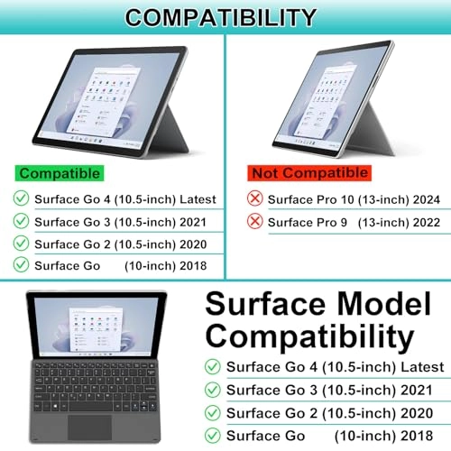 Microsoft Surface Go Type Cover - Wireless