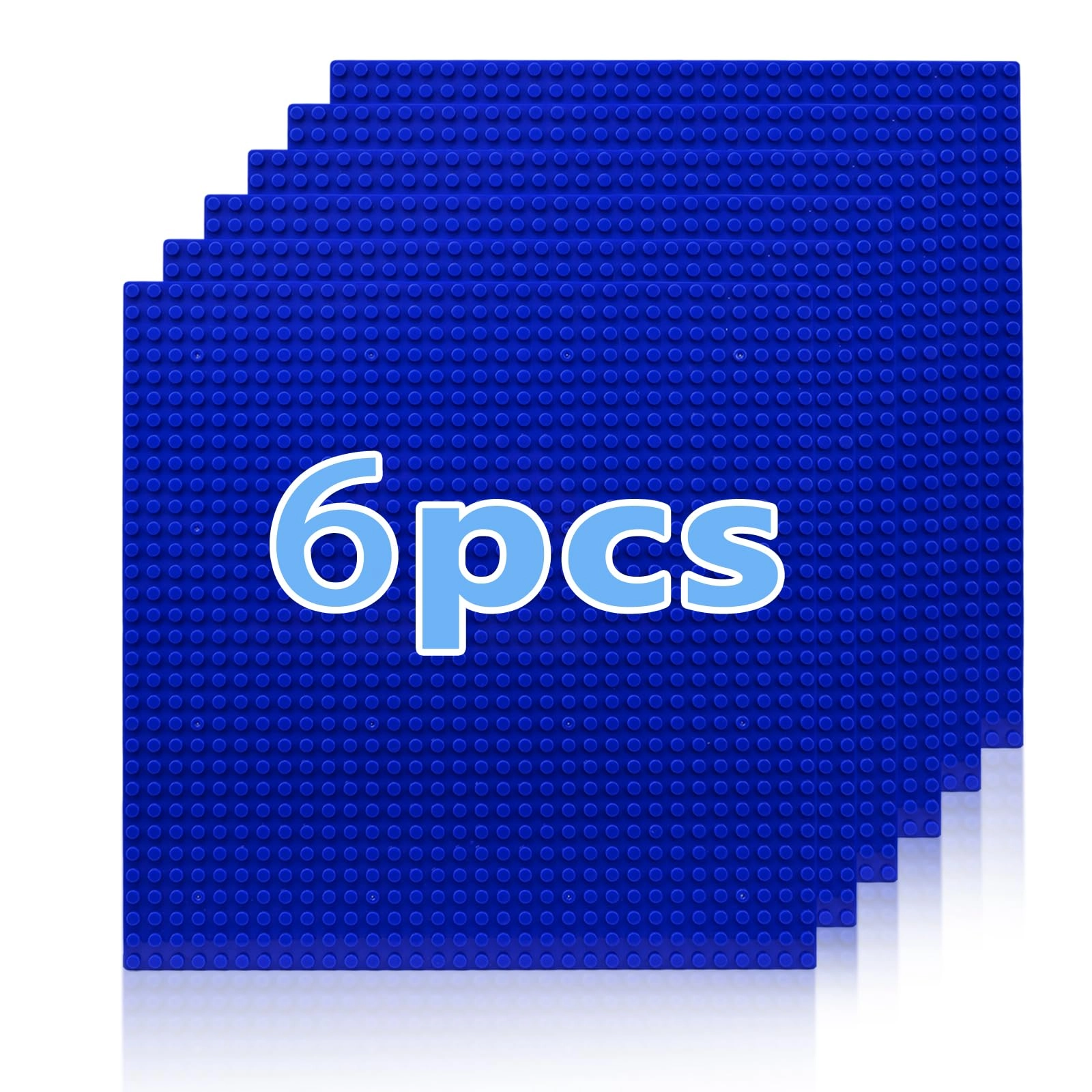 Classic Building Baseplates - 25.4X25.4cm 6-Pack