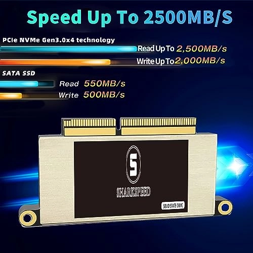 SSD Replacement for MacBook Pro Retina 13" A1708 - 256GB M.2