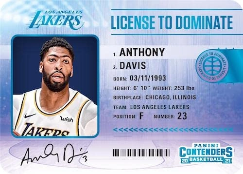 2020-2021 Contenders Basketball Blaster Box - 40pcs