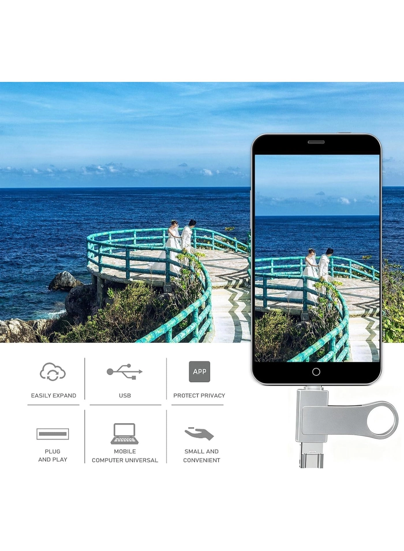 USB Flash Drive - USB 3.0 Type-C 2TB