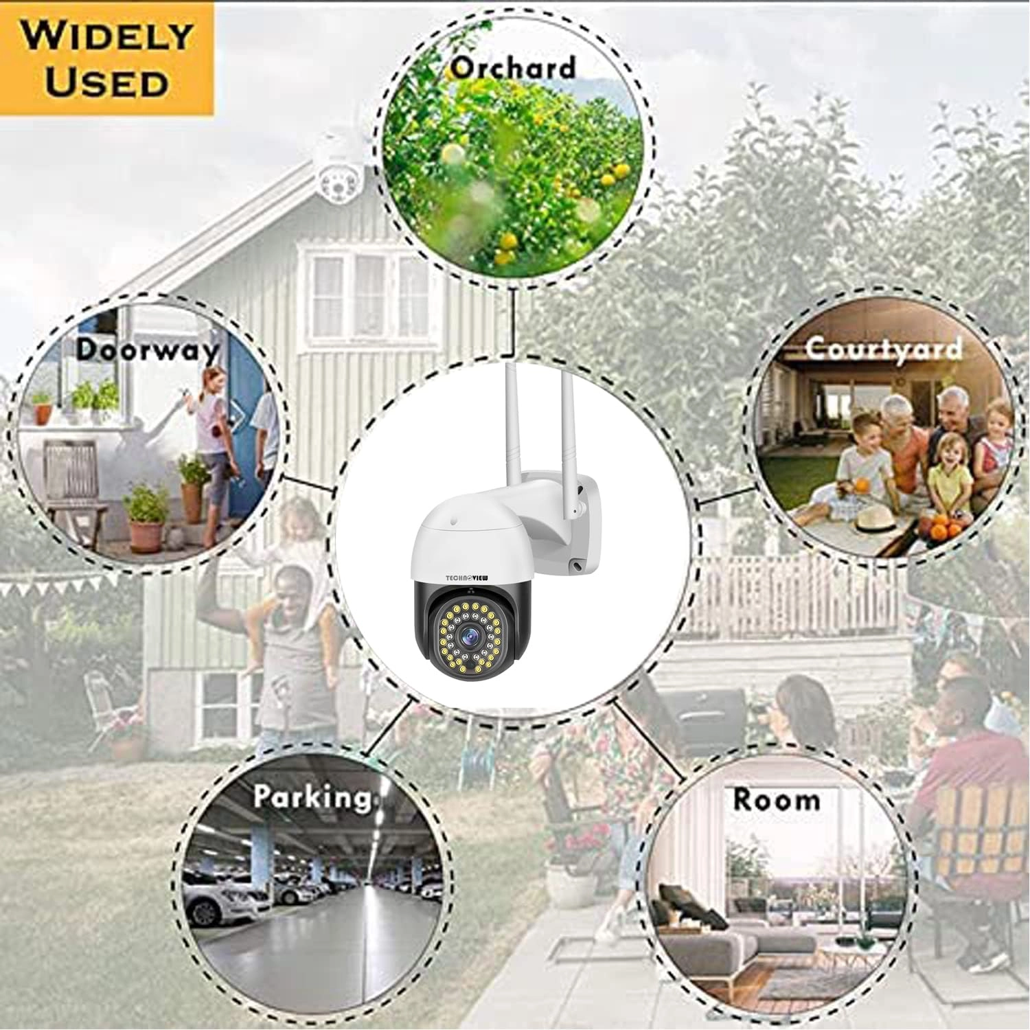 Outdoor Security Camera 1080P