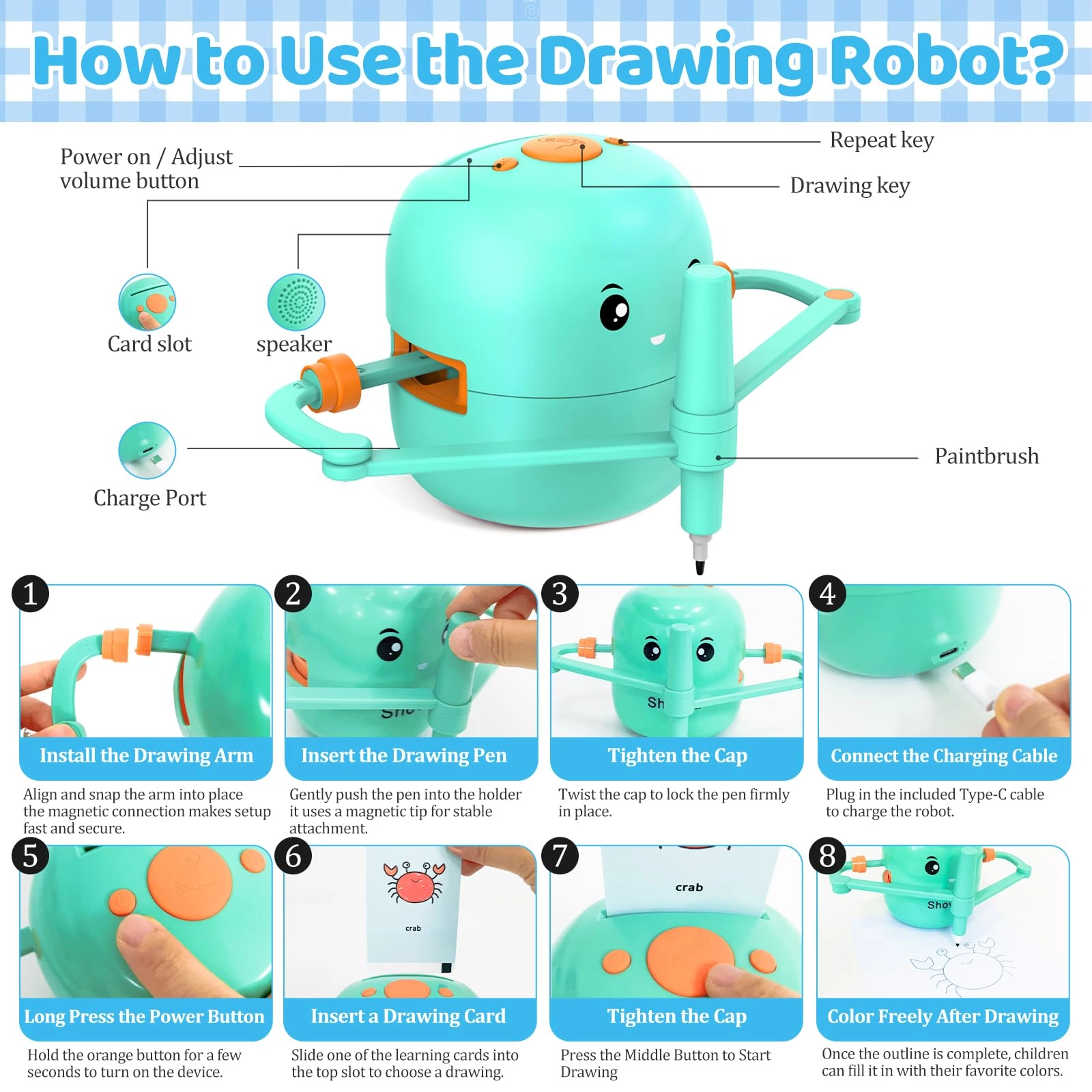 Drawing Robot - 3 years and up
