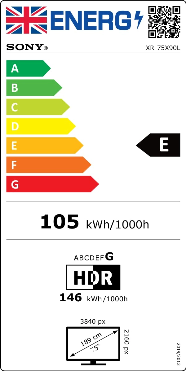 XR-75X90L - 75 inch