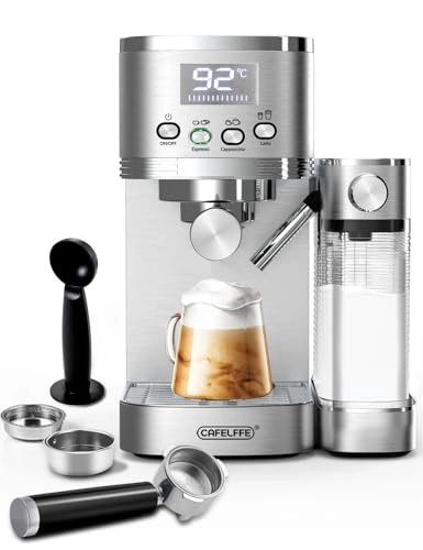 20Bar Espresso Machine - 1.3L Double Boilers One-Touch