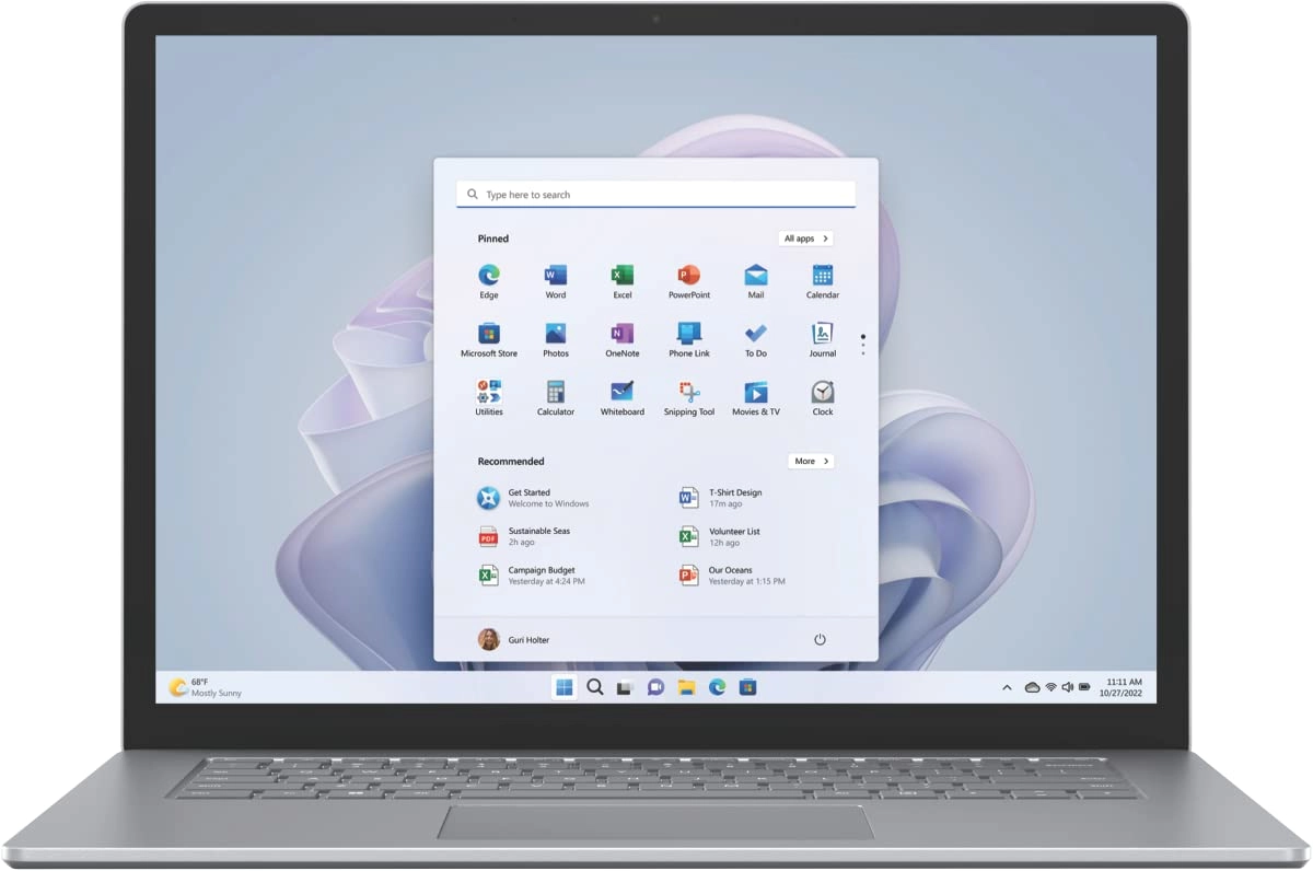 Surface Laptop 5 - 15'' Core i7-1255U 16GB 512GB SSD
