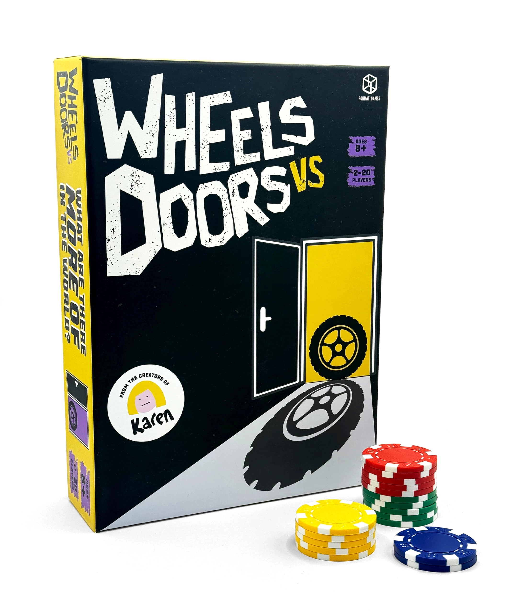 Format Games Wheels Vs Doors - English 8 years and up