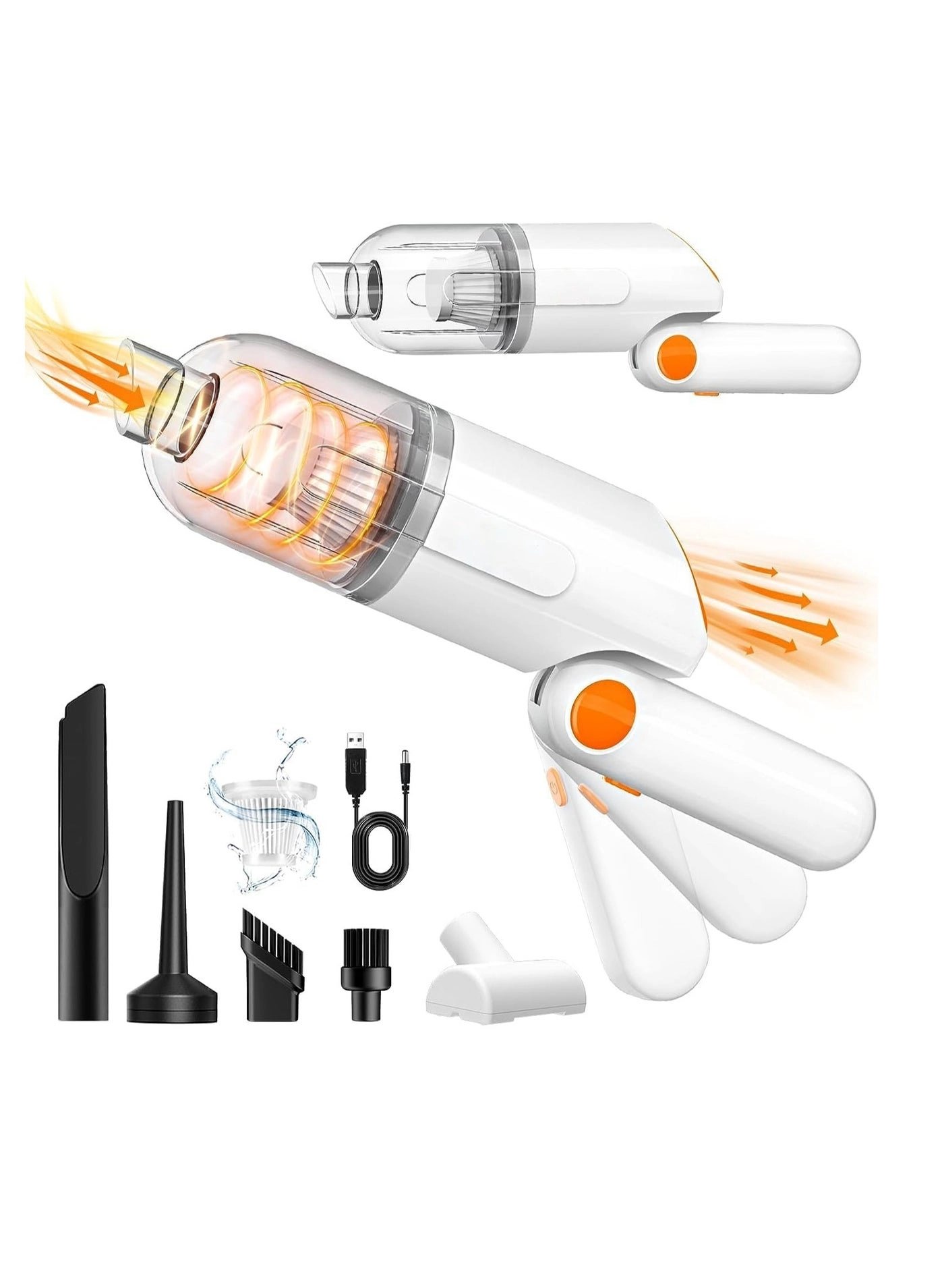 Handheld Car Vacuum Cleaner - 4000mAh