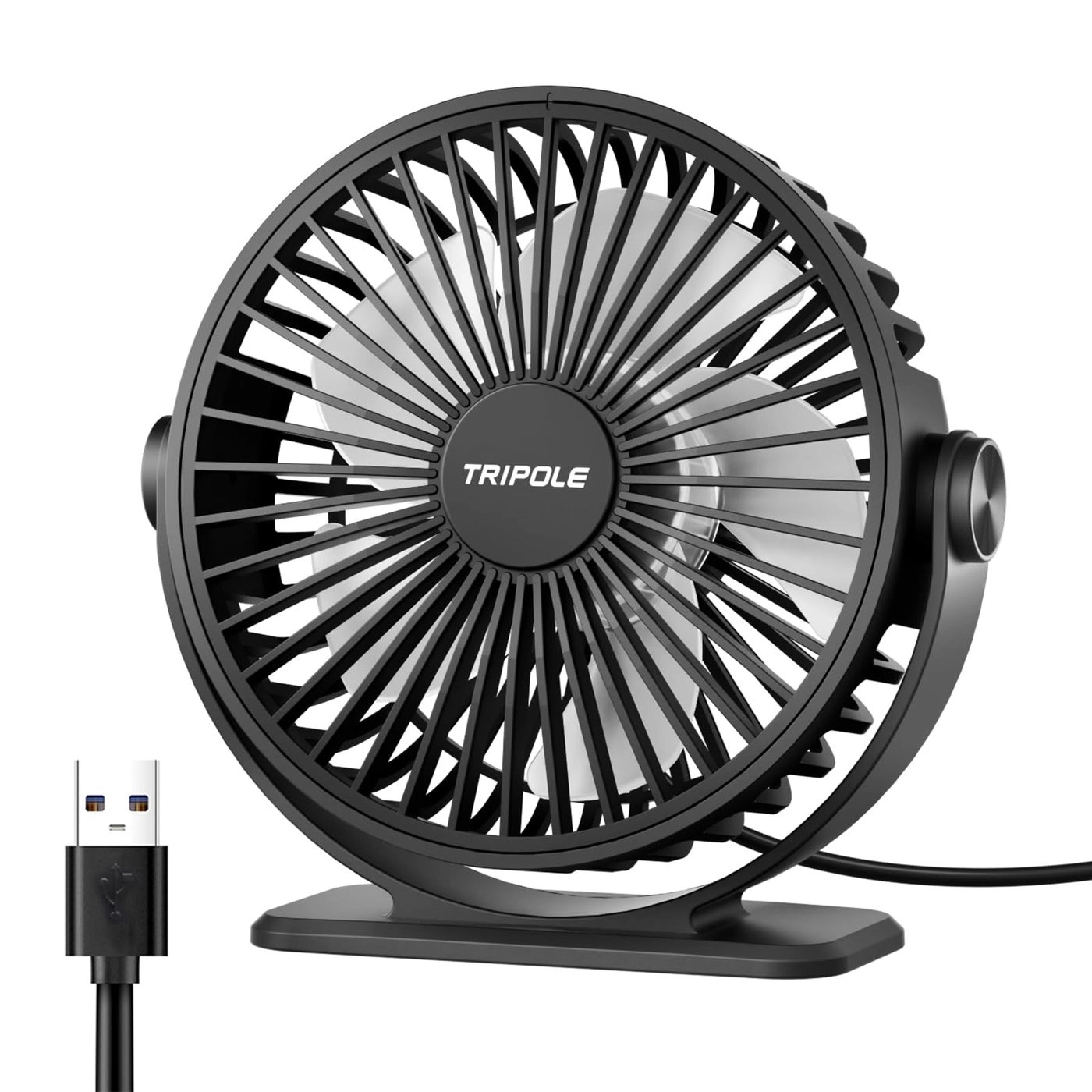 TriPole Mini Desk Fan - Table