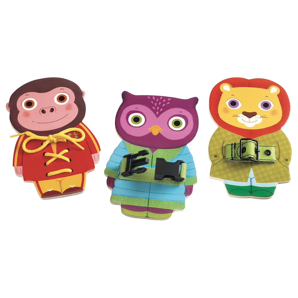 DJECO Attachtou - From 3 years old 3pcs