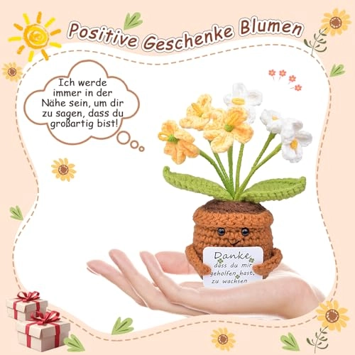 Positive Pocket Hug Flower - 5 x 4 x 1.62 cm