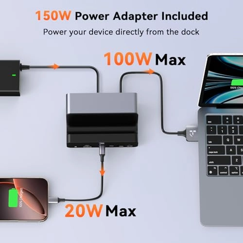 UDS040M - Dual Monitor 4K@60Hz 150W