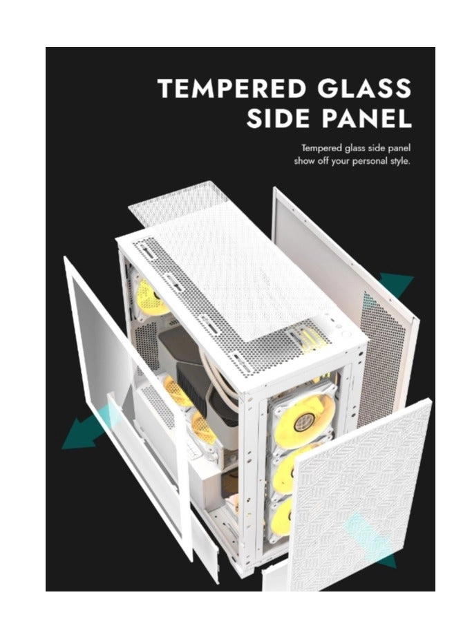 DF5000 - tempered glass panels Mid Tower