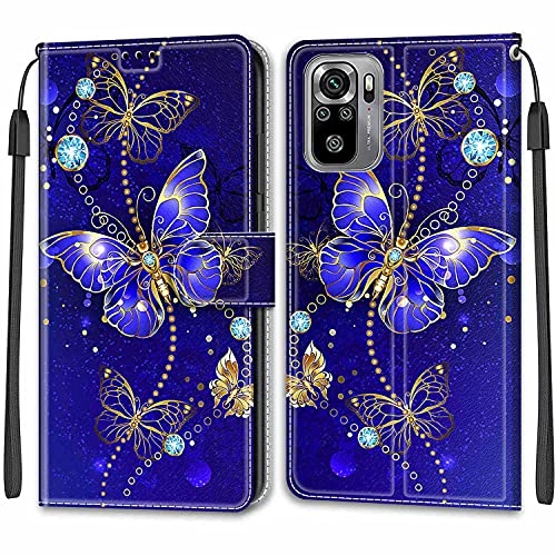 Nadoli Wallet Case Faux Leather Folio for Xiaomi Redmi Note 10 4G