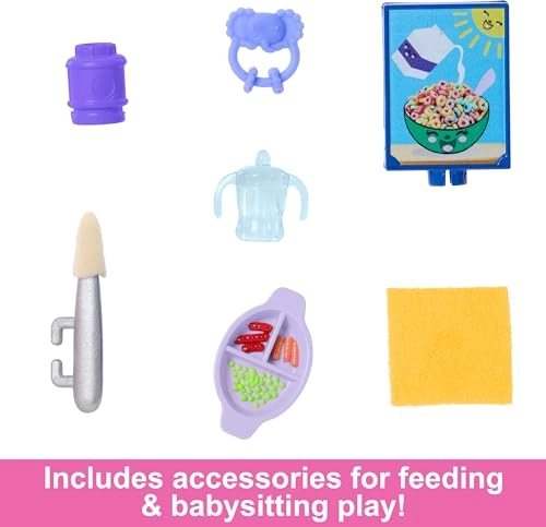 Skipper Babysitters, Inc. Dolls & Playset - Brunette 10 piece Ages 3+