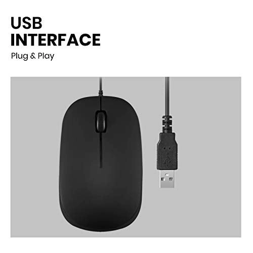PERIMICE-201C Wired Optical Mouse - USB