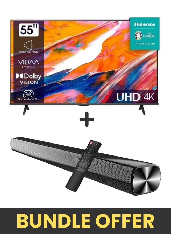 Hisense 55A61K+SOUNDBAR - 55 inch