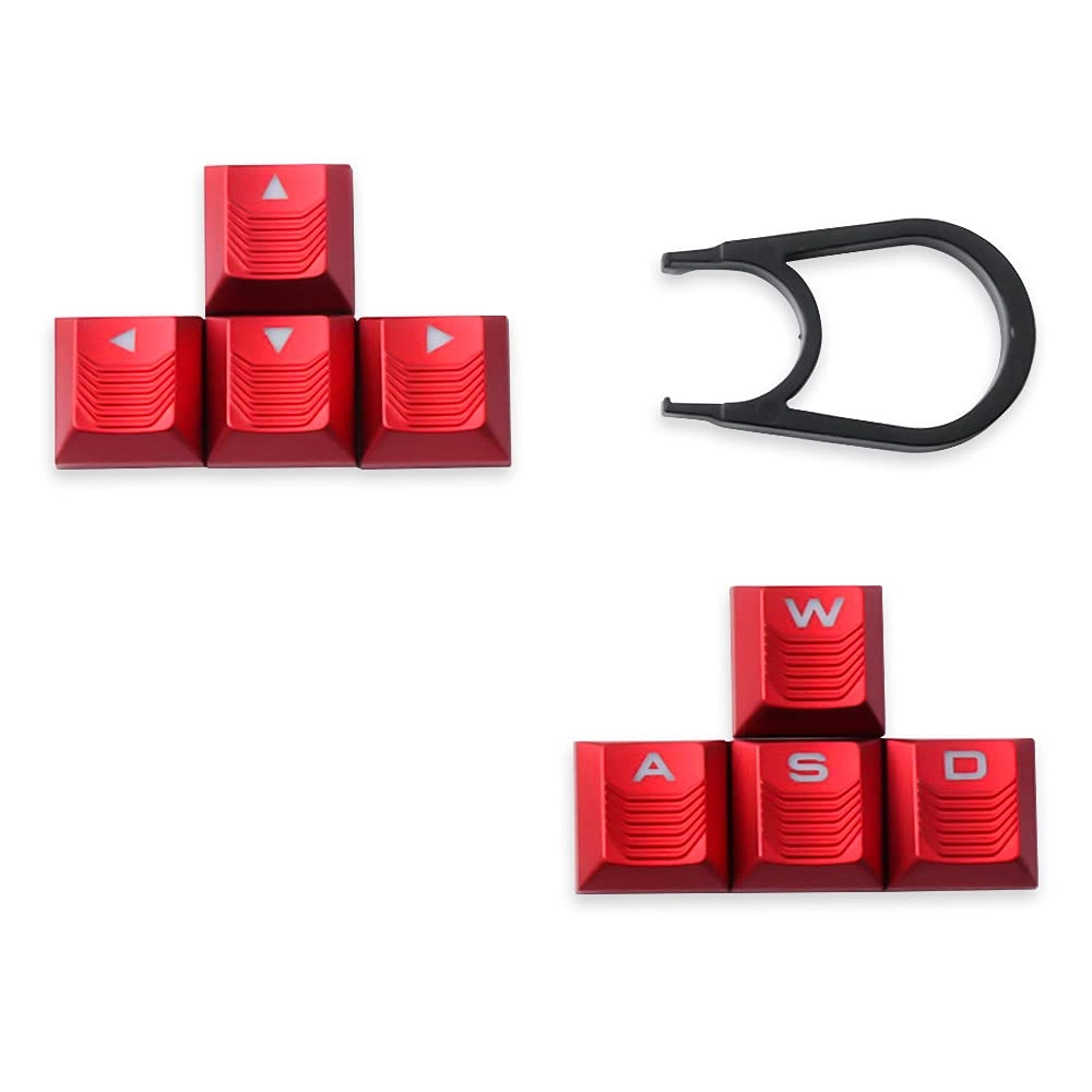 HUYUN Texture Tactility Backlit Keycaps - Red