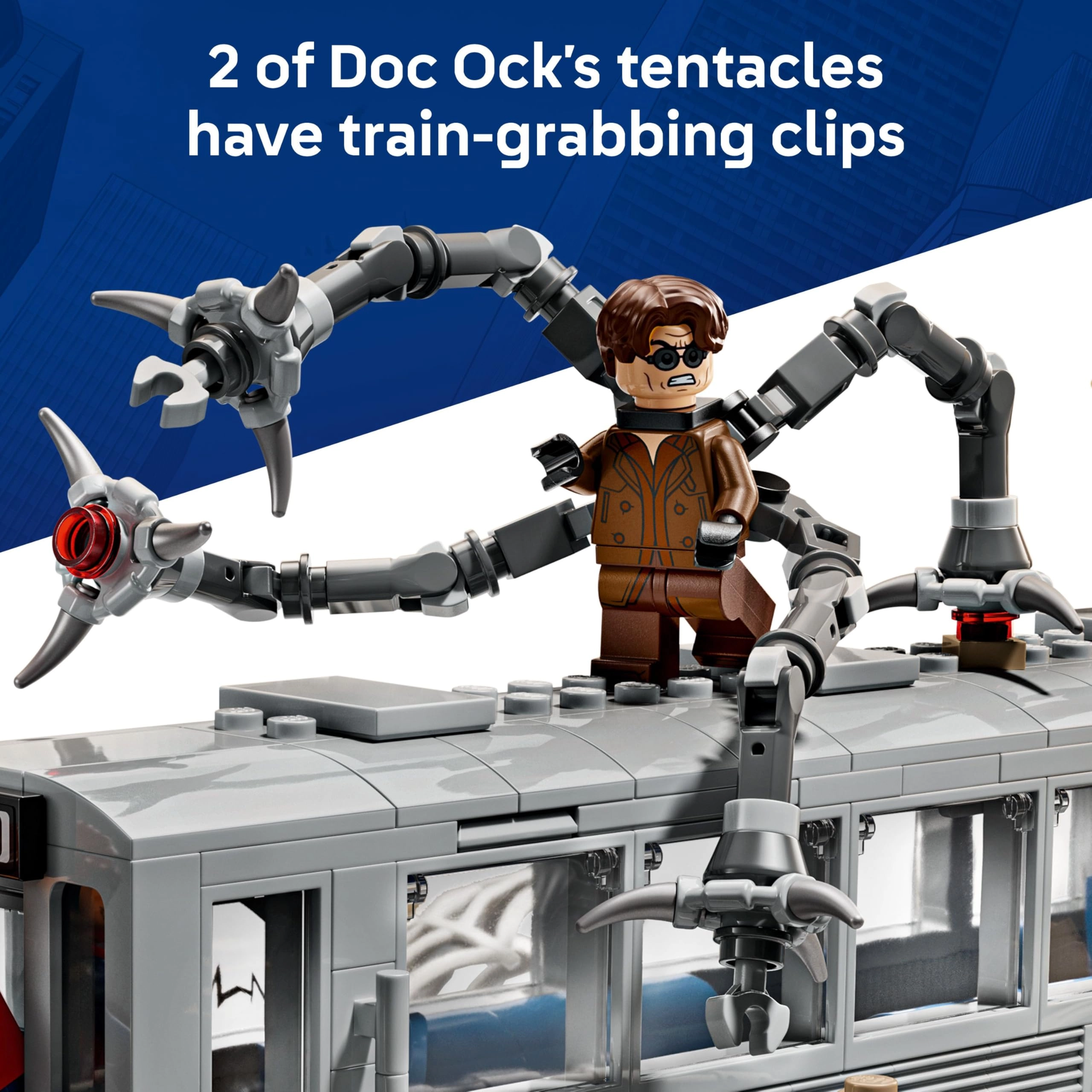 Marvel Spider-Man Vs. Doc Ock Subway Train Scene (76321)