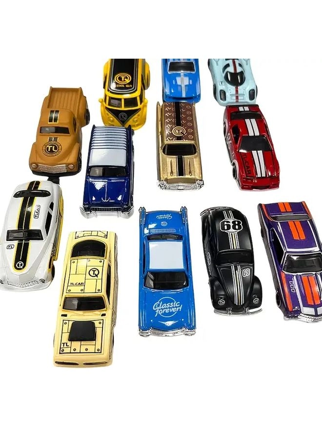 Generic Mini Alloy Car Set - 12pcs