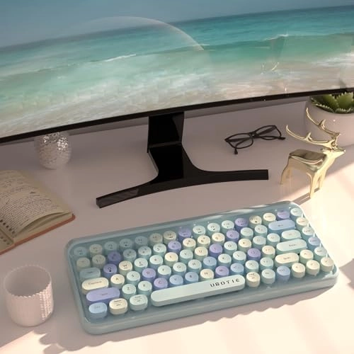 Portable Bluetooth Computer Keyboard - QWERTY Wireless