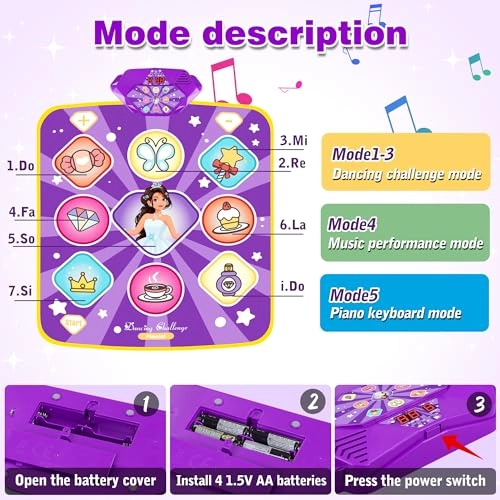 Dance Mat Toys - 3-12 years